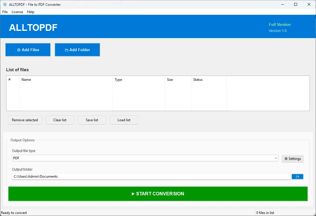 All to PDF Screenshot 1