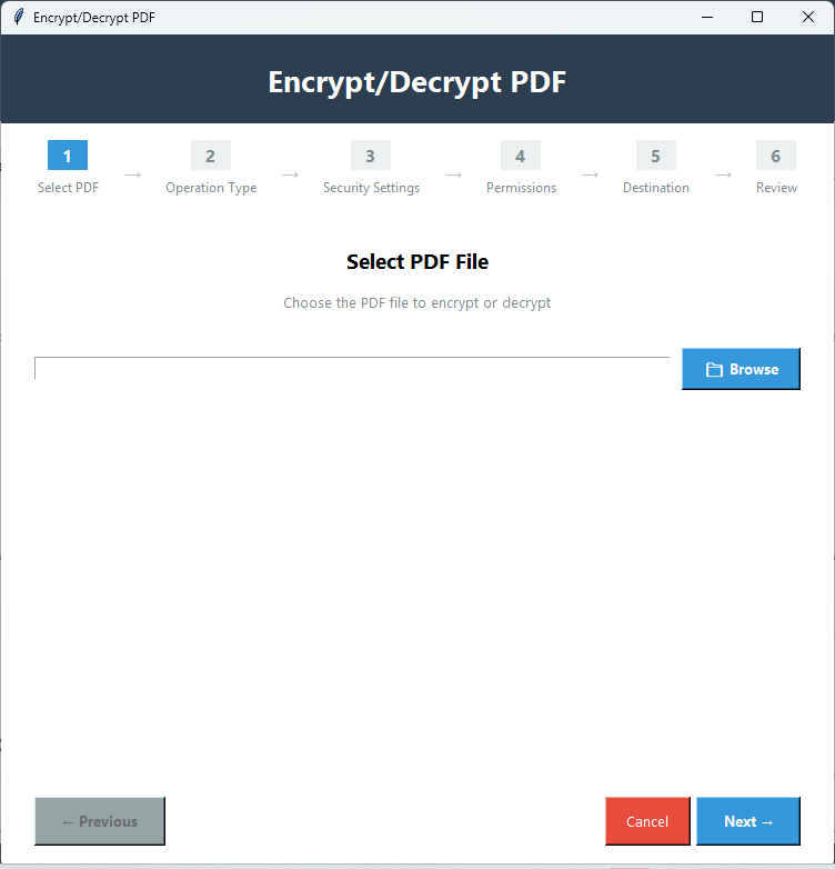 Decrypt PDF Screenshot 1