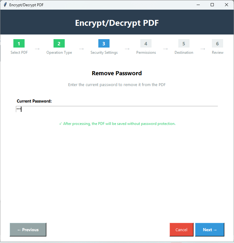 Decrypt PDF Screenshot 3