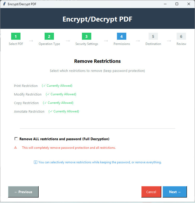 Decrypt PDF Screenshot 4