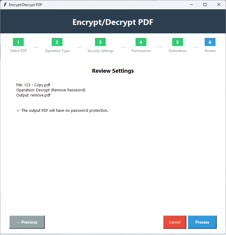 Decrypt PDF Screenshot 6