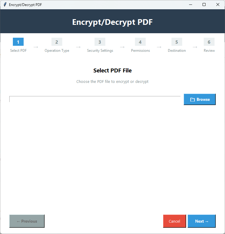 Encrypt PDF Screenshot 1