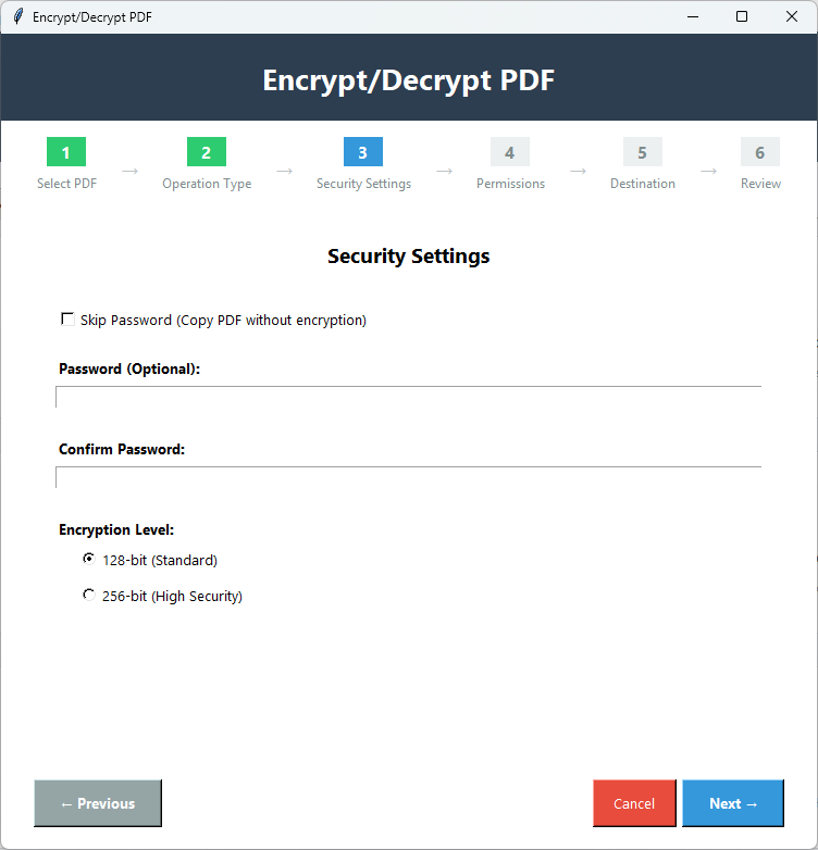 Encrypt PDF Screenshot 3