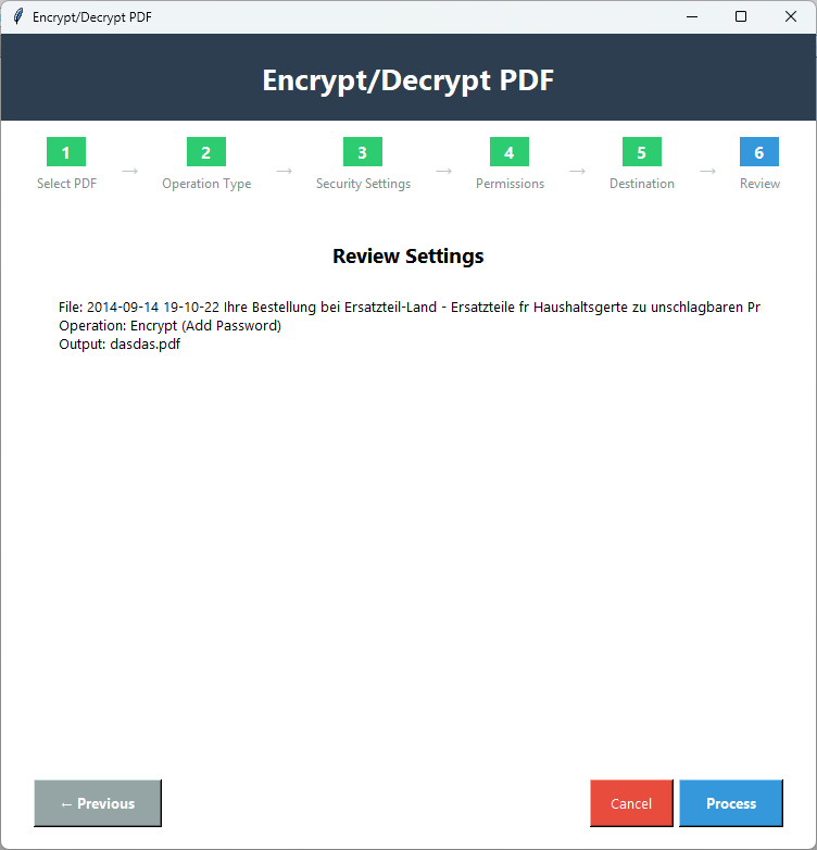 Encrypt PDF Screenshot 6