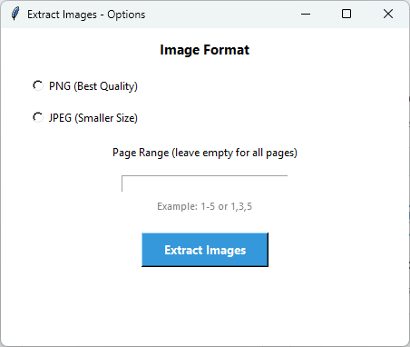 Extract Images Screenshot 1