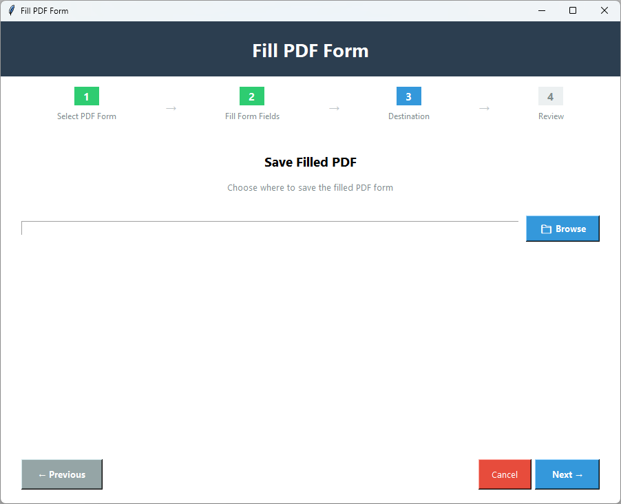 PDF Form Filling Screenshot 3