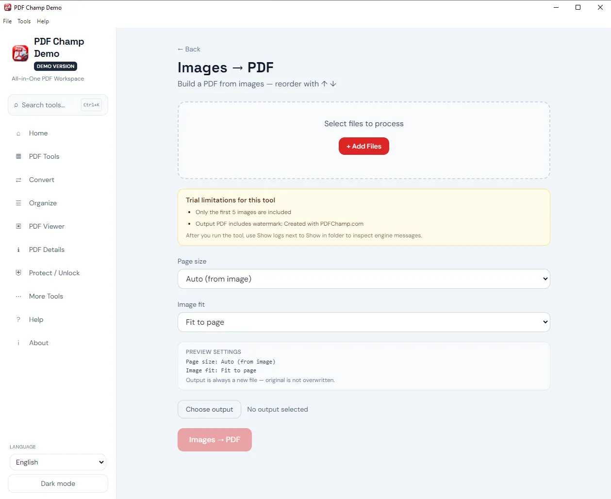 Convert workspace