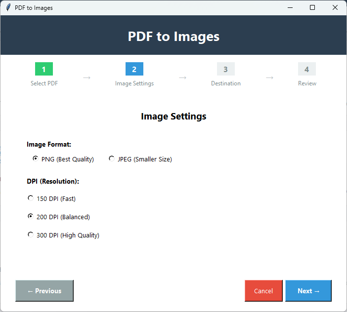 PDF to Images Screenshot 2