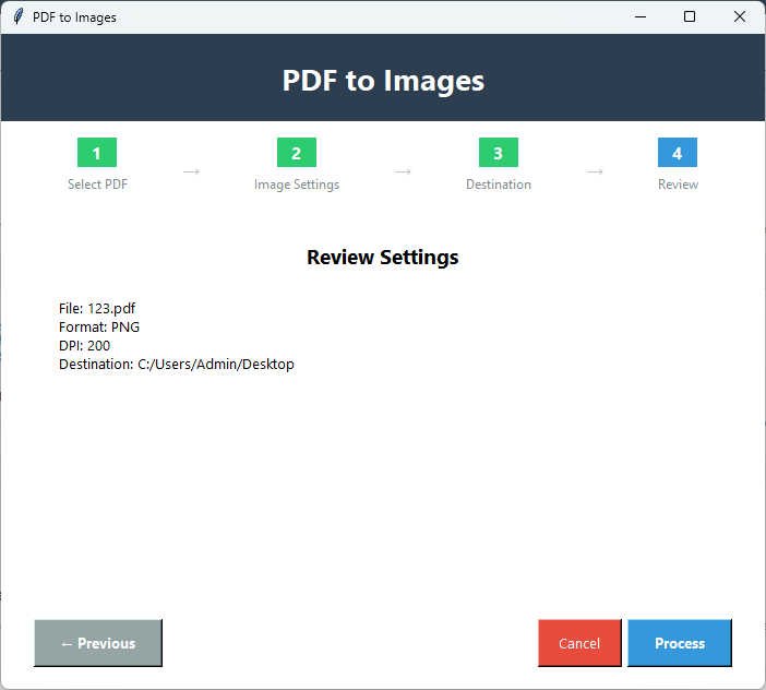 PDF to Images Screenshot 4