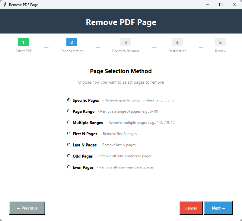 Remove PDF Pages Screenshot 2