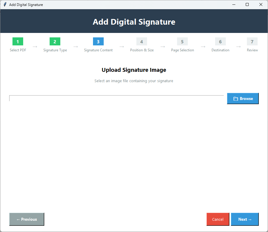 Digital Signatures Screenshot 2