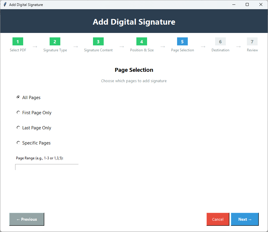 Digital Signatures Screenshot 4