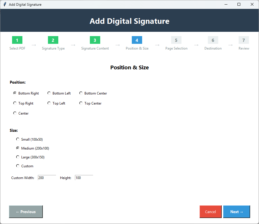 Digital Signatures Screenshot 3