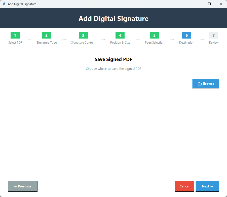 Digital Signatures Screenshot 5