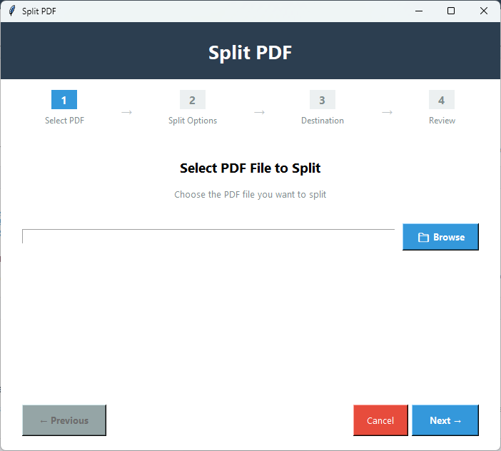 Split PDF Screenshot 1