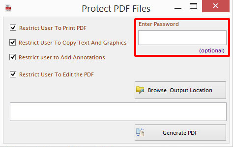 add password in PDF file