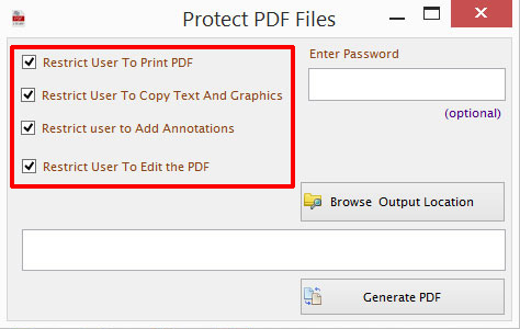 protect PDF file